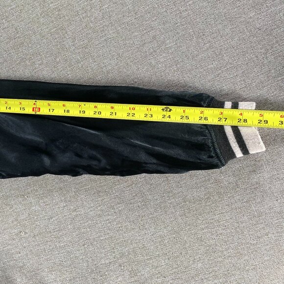 Felix the Cat US NAVY VF-31 Bomber Jacket Men's Medium Black Military Casual - Picture 12 of 13